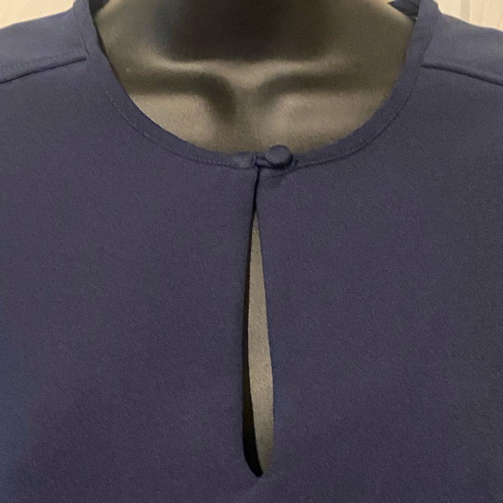Women’s Boston Proper Beyond Travel long sleeve Navy Dress NWT size XS - Picture 8 of 9